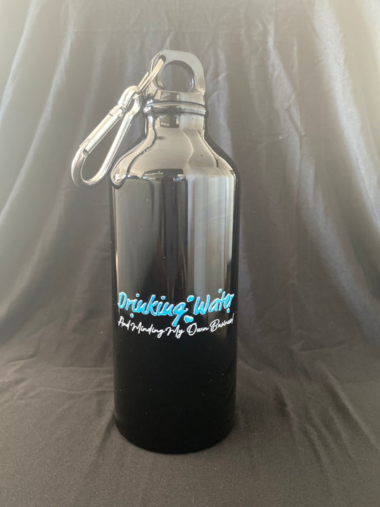 Product Details Of course we have a water bottle to help you stay hydrated. Our signature accessory is an on the go, daily essential. BPA free 100% aluminum Strong single insulation body Twist cap with attached carabiner clip 